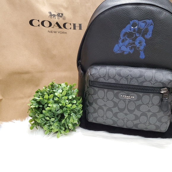 Coach X Marvel West Backpack:Black Panther - Picture 2 of 13